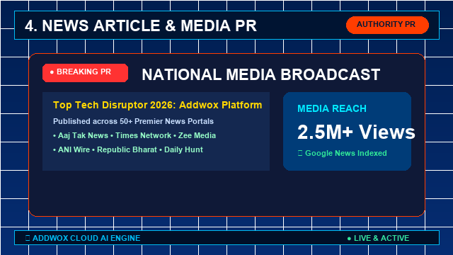 News Article & PR Animated Demonstration